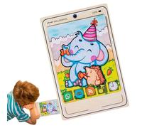 Shurzzesj Puzzle pour téléphone portable, puzzle animal en bois,Puzzle éducatif pour téléphone portable - Puzzle pour téléphone portable, blocs de puzzle pour la première éducation pour garçons et