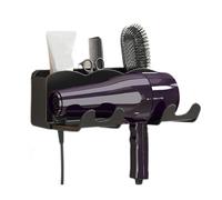 Shurzzesj Support Mural pour sèche-Cheveux, Support de sèche-Cheveux, Organisateur de Salle de Bain, Porte-sèche-Cheveux, Organisateur de Rangement pour Cintre de sèche-Cheveux,