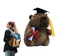 Shurzzesj Trucs de Capybara, Peluche de Capybara - Mignon Animal de Compagnie en Peluche Dr. | Porte-clés Portable pour Animaux en Peluche, Peluche Douce Confortable pour Voiture, Sacs à Main