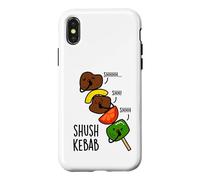 Shush Kebab Jeu de Mots drôle Coque pour iPhone X/XS