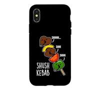 Shush Kebab Jeu de Mots drôle Coque pour iPhone X/XS