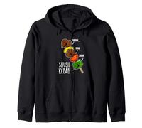 Shush Kebab Jeu de Mots drôle Sweat à Capuche