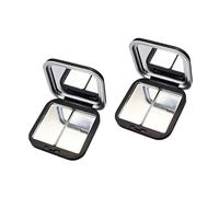 Shut Boîte de rangement pour maquillage Finition mate Vide Palette de fards à paupières pour sac à main ou voyage