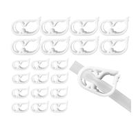 Shut Off Pinch Clamp Lot de 20 clips élastiques réglables pour Hose,Multifunctional Soft Regulator Control Supplies, Valve Closure Home Brewing Beer or Wine Making