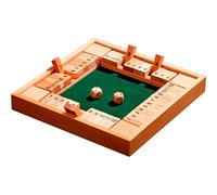 Shut The Box 12 pour 4 joueurs 24.5x24.5x3cm Philos