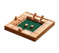 Shut The Box - 12er - Pour 1-4 Personnes - Bois De Hêtre