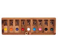 Shut The Box En Bois - Version Shut The Number, Jeu De Calcul, Des 6 Ans