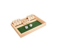 Shut The Box Game - Fun Table Math Game for Adults & Kids,Sequence Board Game