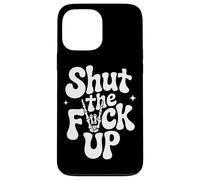 Shut The Fuck Up Skull et Ambiance rétro Coque pour iPhone 13 Pro Max
