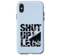 Shut Up Legs Montagne Biker Montée Montée Cyclisme Coque pour iPhone X/XS