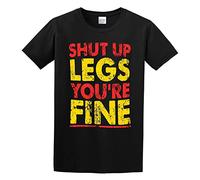 Shut Up Legs Youre Fine Fitness Workout Jacob Zelazny Transparent Unisex 100% Cotton Short-Sleeve T-Shirts Black L
