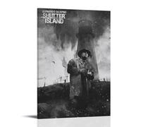 Shutter Island Suspense Classic Movie Leonardo DiCaprio - Poster vintage de phare - Poster décoratif sur toile - Affiches murales et art imprimé moderne pour chambre à coucher - 20,3 x 30,5 cm - 20,3