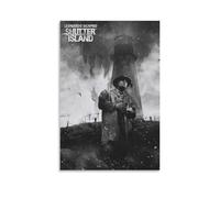 Shutter Island Suspense Classic Movie Leonardo DiCaprio - Poster vintage de phare - Poster décoratif sur toile - Affiches murales et art imprimé moderne pour chambre à coucher - 20,3 x 30,5 cm - 20,3