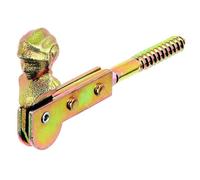 Shutter Lock Arrêt de volet à visser Tête de femme Galvanisé jaunis 115 mm: Bricolage