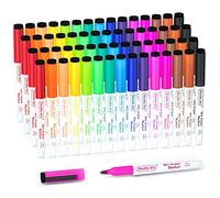 Shuttle Art 60 PCS Feutre Tableau Blanc Effacable 15 Couleurs à Pointe Fine