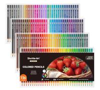 Shuttle Art Lot de 136 crayons de couleur pour livres de coloriage pour adultes, gribouillage, croquis, art, fournitures scolaires