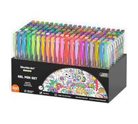 Shuttle Art lot de 360 marqueurs/stylos à encre gel 180 couleurs + 180 recharges de couleur, idéaux pour les livres de coloriage pour adultes, le griffonnage et le dessin