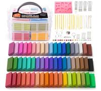 Shuttle Art Pâte Polymère, 57 Couleurs de Polymere Clay avec 19 Outils et Accessoires, Argile à Modéler Antiadhésif et Non Toxique, Kit de Pâte à Modéler Idéal pour Enfants