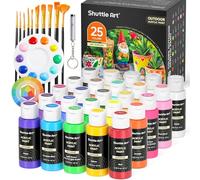 Shuttle Art Peinture Acrylique pour Extérieur 25 Couleurs (60ml)