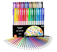 Shuttle Art Stylo Gel Couleur, 60PCS (30 Couleurs Uniques + 30 Recharges)