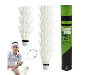 Shuttle Ball Pack - Badminton Birdes, Speed Badmintons Bird Shuttl | Volants de Badminton à Vitesse Rapide, Tube de Rangement de balles de Badminton, activités d'équilibre adapté pour