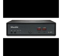 Shuttle Slim AI PC DN11H9 Intel Core Ultra 9 185H, Intel Arc graphics, 2xHDMI, 2x DP, 4x 2.5 Gbit LAN, VESA, 24/7