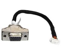 Shuttle PVG01 - Câble VGA - HD-15 (VGA) (F) - 16 cm - pour Shuttle DX30; XPC slim DH270, DH310, DH370, DH410, DH470, DH610, DH670, DQ170, DS81, DX30
