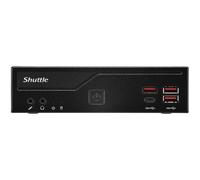 Shuttle Slim PC DB860, S1851, 2x HDMI, 1x DP, 1x USB-C (DP), 1x 2.5", 1x M.2, 2x LAN (Intel 1G + 2.5G), 2x COM, fonctionnement permanent 24/7, attaches VESA