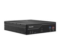 Shuttle Slim PC DH470C , S1200, 1x HDMI, 2x DP , 2x LAN, 2x COM, 8x USB, 1x 2.5", 2x M.2, fonctionnement permanent 24/7, attaches VESA
