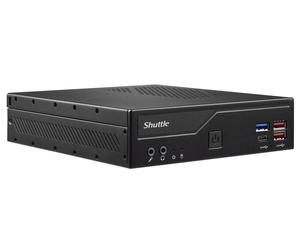Shuttle Slim PC DH670V2 , S1700, 2x HDMI, 2x DP , 2x 2.5G LAN, 2x COM, 8x USB, 1x 2.5 , 2x M.2, fonctionnement permanent 24/7, attaches VESA