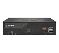 Shuttle "Slim PC DH810 , S1851, 1x HDMI (2.1), 1x DP, 1x USB-C (DP), 1x 2.5"", 2x M.2, 2x LAN (Intel 1G + 2.5G), 2x COM, fonctionnement permanent 24/7, attaches VESA, Barebone"