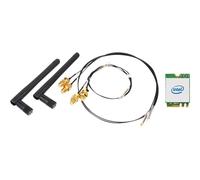 Shuttle WLN-M1 - Kit combo Intel WLAN-ax/Bluetooth avec carte M.2, câbles et antennes externes