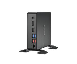 Shuttle XPC Nano PC NC40U5, Intel Core i5-1235U, 1x HDMI, 1x DP,1xUSB-C/DP, 6x USB3.2, 1x 2.5 bay, 2x M.2, 1x LAN, RAID, fonctionnement permanent 24/7, attaches VESA