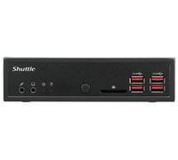 Shuttle XPC slim Barebone DH32U5, Intel i5-1135G7, 4x HDMI 2.0b 2x LAN, 2x COM, incl. VESA , fonctionnement permanent 24/7