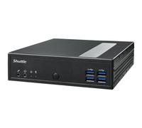 Shuttle XPC slim Barebone DL40N, Intel N150, 1x DDR5, 2x LAN (2x 2.5Gbit), 2xCOM,1xHDMI,1xDP, 1x VGA, fanless, fonctionnement permanent 24/7