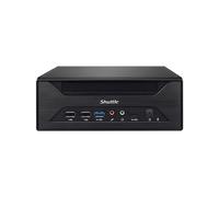 Shuttle XPC slim Barebone XH610 - S1700, Intel H610, DDR4 SO-DIMM, 2xLAN(2.5G/1G), 2xCOM, 2xM.2, 1xDP, 1xHDMI, 1xVGA, châssis 3.5L, 24/7