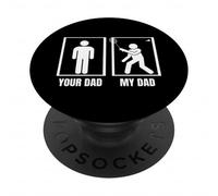 Shuttlecock, Ton père, Mon père, Badminton drôle PopSockets PopGrip Adhésif
