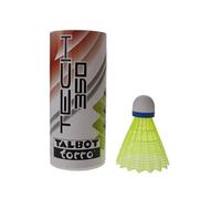Talbot Torro Volants de badminton Tech 350 Nylon moyen Jaune/Bleu 3 pièces