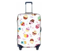 SHuWeiD Delicious Housse de protection en polyester lavable Motif cupcakes Blanc Taille L, Blanc, Large