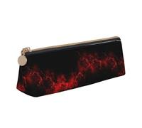 SHuWeiD Explosion Burst Trousse de maquillage multifonction Motif triangle Rouge/noir