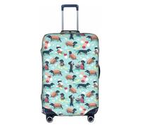 SHuWeiD Housse de protection en polyester lavable avec imprimé hot dogs et limonade, blanc, taille L, Blanc, Large