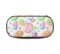 SHuWeiD Sac de rangement pour stylos, cupcakes, beignets, muffins, sucre, sac de rangement portable pour voyage, essentiels de voyage