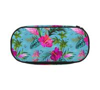 SHuWeiD Sac de rangement pour stylos Hello Hawaï, sac de rangement portable pour voyage, essentiels de voyage, Noir/blanc, One Size, Portabilité :