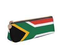SHuWeiD Trousse de maquillage multifonction avec motif drapeau de l'Afrique du Sud - Pour le bureau et le quotidien, Blanc, One Size, Légères