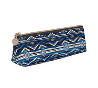 SHuWeiD Trousse de maquillage multifonction avec motif tribal maori polynésien bleu