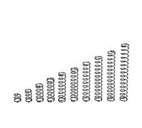Shuxiang-Ressorts 5PCS, Ressort comprimé en Acier à Ressort, diamètre du Fil de 0,9 mm, diamètre extérieur 7mm, Longueur Libre (60-100) mm, 0,9x7x (60-100) mm, Ressorts de Compression de Type Y