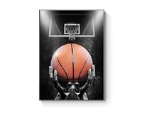 SHUYINGHENGXIE Affiche sur toile de basketball et impression murale moderne garçon chambre décoration de la maison sans cadre-A_40x50cm