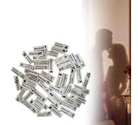 SHUZHENG 48 pièces Français Super Naughty Block Tower Game, Jeu de Adulte Coquin Français,Super Coquines Tour G, Blocs empilables, Tour de Saint-Valentin,Jeu d'empilage de Blocs en Bois Cadeaux pour