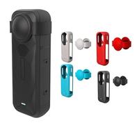 SHUZHENG Coque de protection pour Insta-360 X5, coque de protection en silicone souple, anti-chocs, étanche, protection d'écran pour Insta360 X5, kit d'accessoires anti-rayures