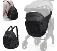 SHUZHENG Sac de rangement à clipser compatible avec poussette et siège auto Doona, sac de rangement de grande capacité avec fermeture éclair antidérapante, sac de rangement pour poussette avec